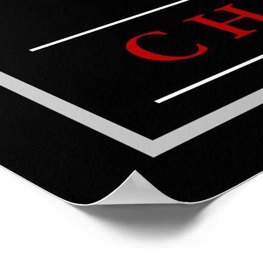 Motivierend Challenge-Zitat Poster (Ecke)