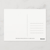 Motivierend Charles Dickens Zitat Watercolor Croc Postkarte (Rückseite)