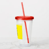 Motivierend Christlicher Zitat Acryltrinkbecher (Links)