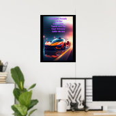 Motivierend Colin Mcrae Straight Road Poster (Heimbüro)