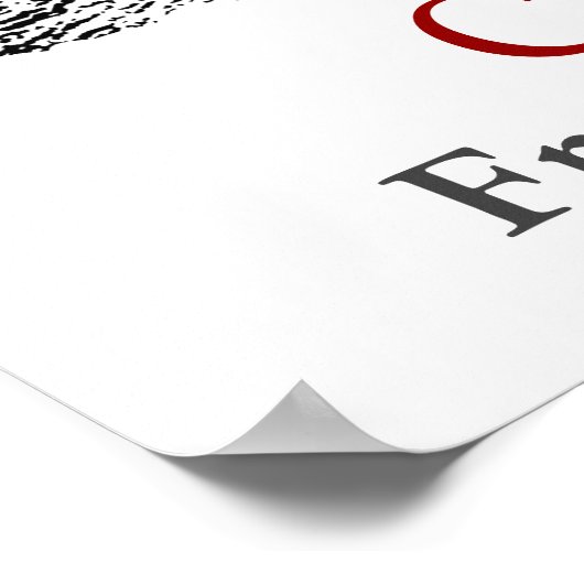 Motivierend Courage Quote Wolf Artwork Poster (Ecke)