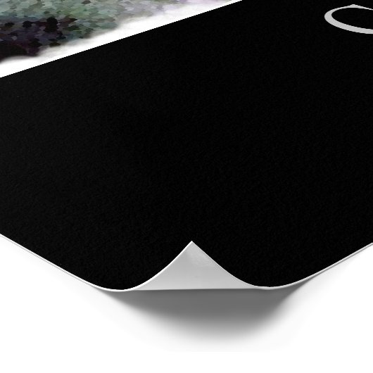 Motivierend Courage Wolf Face Head Poster Print (Ecke)