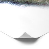 Motivierend Courage Zitat Wolf Eyes Poster (Ecke)