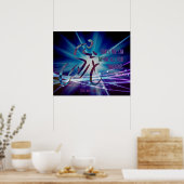 Motivierend Cyclientposter mit einem Zitat Poster (Küche)