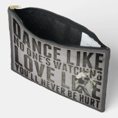 Motivierend Dancing Couple Slogan Zubehörtasche (Offen)