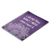 Motivierend Dankesblatt für Inspiration Notizblock (Linke Seite)