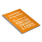 Motivierend Dankesblatt für Inspiration Notizblock (Rechte Seite)