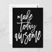 Motivierend Darstellung Heute Phantastischer Skrip Postkarte (Vorne/Hinten)