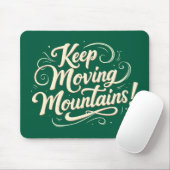 Motivierend Design für behaltend bewegende Berge Mousepad (Mit Mouse)