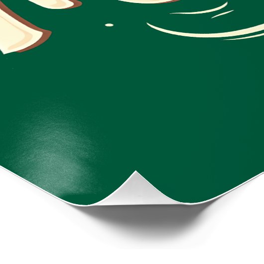 Motivierend Design für behaltend bewegende Berge Poster (Ecke)