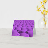 Motivierend Design - Möglichkeiten Karte (Gelbe Blume)