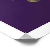 Motivierend digitale Kunst als Plakat (Ecke)