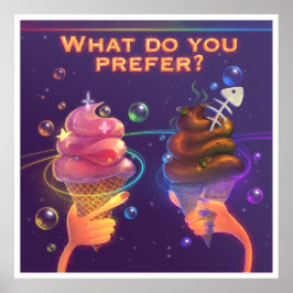 Motivierend digitale Kunst als Plakat