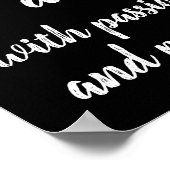 Motivierend Dorm Poster Passionposter (Ecke)