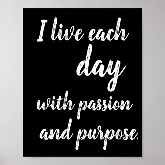 Motivierend Dorm Poster Passionposter (Vorne)
