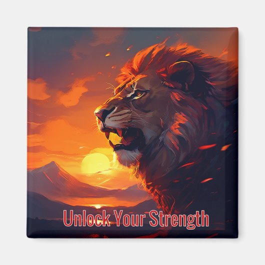 Motivierend Entsperren Sie die Kraftposition Magnet (Vorne)