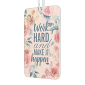 Motivierend Erfolg künstlerische Rosen Autolufterfrischer (Links)