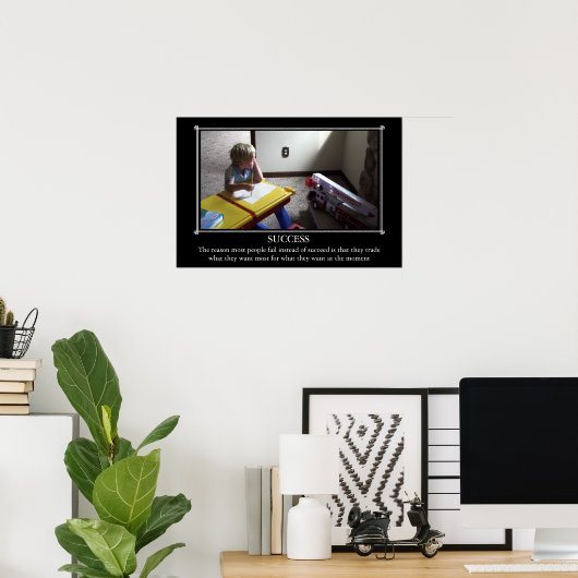 Motivierend: Erfolg Poster (Heimbüro)