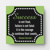 Motivierend Erfolgsangebot Fotoplatte (Vorderseite)