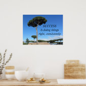 Motivierend Erfolgsmeldung Poster (Küche)