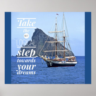 Motivierend Erfolgsposter - Traumhaus Gebäude Poster