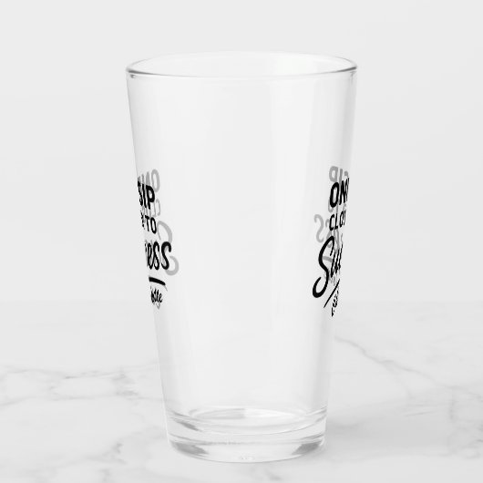 Motivierend Erfolgsquote schwarz Glas (Links)