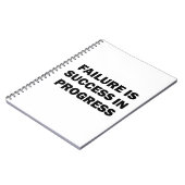 motivierend Erfolgsquoten Notizblock (Linke Seite)