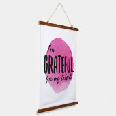 motivierend Erklärungen zur Selbstannahme Wandteppich Mit Holzrahmen (Gewinkelt)