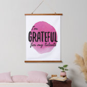 motivierend Erklärungen zur Selbstannahme Wandteppich Mit Holzrahmen (Schlafzimmer)