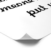 Motivierend ermutigendes Poster (Ecke)