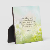 Motivierend Ermutigung der Schrift mit Gänseblümch Fotoplatte (Vorderseite)