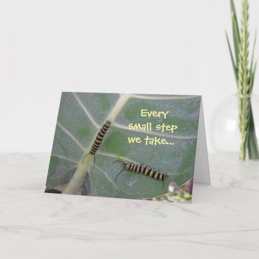 Motivierend, Ermutigung Karte (Vorderseite)