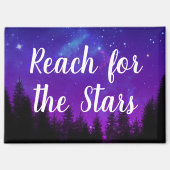 Motivierend Erreichbarkeit der Sterne Magnet (Vorderseite)