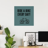 Motivierend Fahren Poster (Heimbüro)