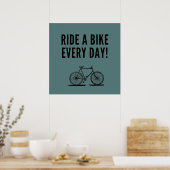 Motivierend Fahren Poster (Küche)