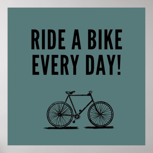 Motivierend Fahren Poster (Vorne)