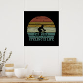 Motivierend Fahren Poster (Küche)