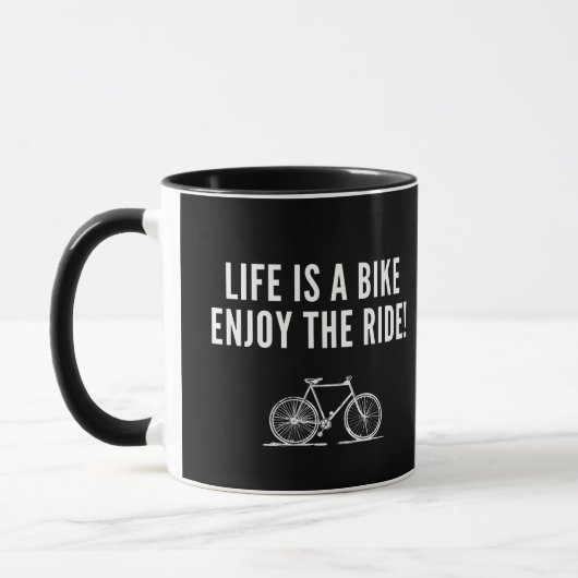 Motivierend Fahren Tasse (Links)