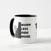 Motivierend Fahren Tasse (Vorderseite Links)