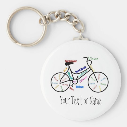 Geschenk für Fahrräder Schlüsselanhänger Schlüsselring Mit Stein für Bike 