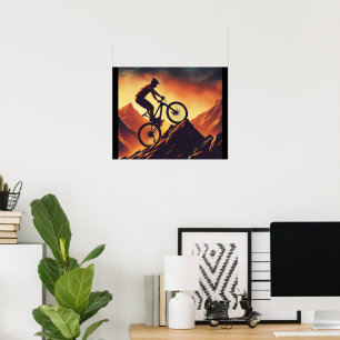 Motivierend Fahrrad, Fahrrad, Fahrrad, Sport, Hobb Poster