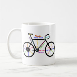 Motivierend Fahrrad, Fahrrad, Sport Kaffeetasse