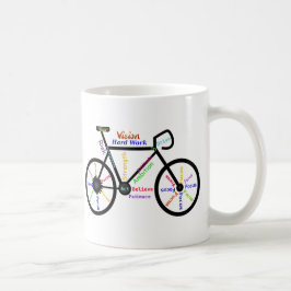 Motivierend Fahrrad, Fahrrad, Sport Kaffeetasse