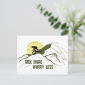 Motivierend Fahrradkurse Feiertagspostkarte (Stehend Vorderseite)