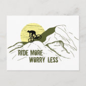 Motivierend Fahrradkurse Feiertagspostkarte (Vorderseite)