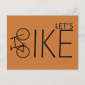 Motivierend Fahrradkurse Feiertagspostkarte (Vorderseite)