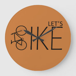 Motivierend Fahrradkurse Große Wanduhr