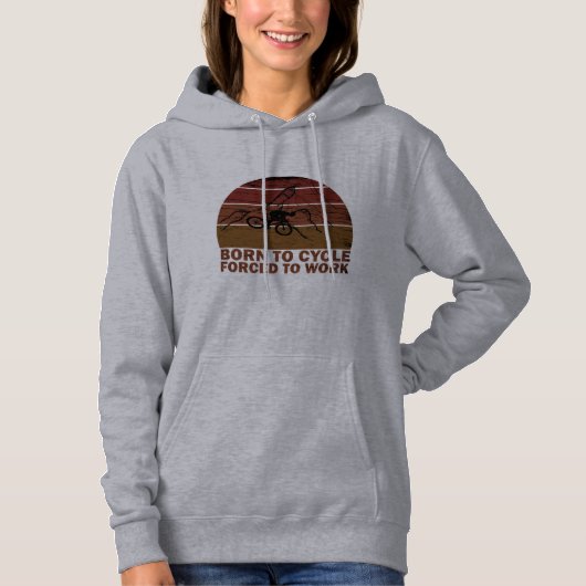 Motivierend Fahrradkurse Hoodie (Vorderseite)