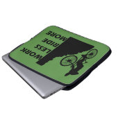 Motivierend Fahrradkurse Laptopschutzhülle (Vorne Knopf)