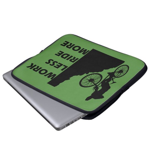 Motivierend Fahrradkurse Laptopschutzhülle (Vorne Knopf)